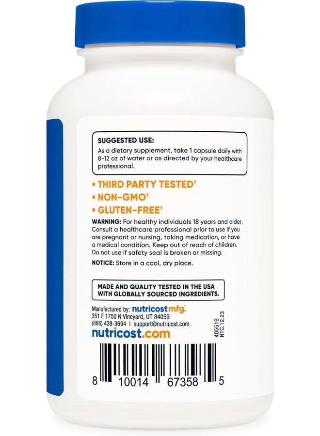 Nutricost Pine Bark Extract 6000Mg, 180 Capsules, Standardized To Contain 95% Proanthocyanidins - Non-Gmo, Gluten Free - Image 3