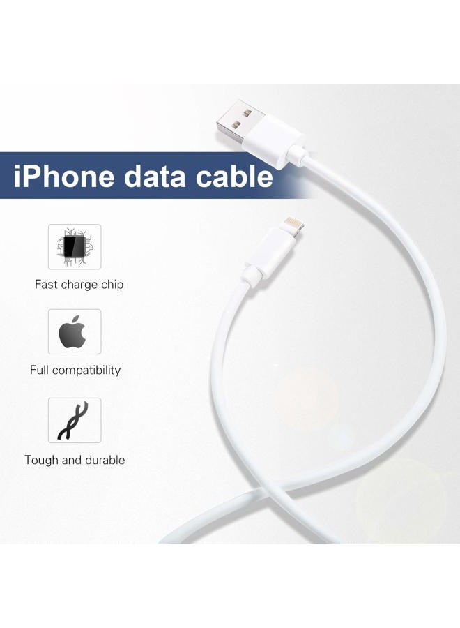 Sundix iPhone Charger, 6Pack 3FT Lightning Cable iPhone Charger Cable Charging Cord Compatible iPhone Xs MAX XR X 8 8Plus 7 7Plus 6s 6sPlus 6 6Plus SE 5 SE & More (White) - Image 2