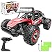 BEZGAR TB141 RC Cars 114 Rc Cars for Boys Age 47 with Two Rechargeable Batteries Fast Rc Monster Truck for Kids Adults All Terrains Remote Control Car for Boys 812 with LED Headlight Red - Image 4