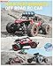BEZGAR TB141 RC Cars 114 Rc Cars for Boys Age 47 with Two Rechargeable Batteries Fast Rc Monster Truck for Kids Adults All Terrains Remote Control Car for Boys 812 with LED Headlight Red - Image 2