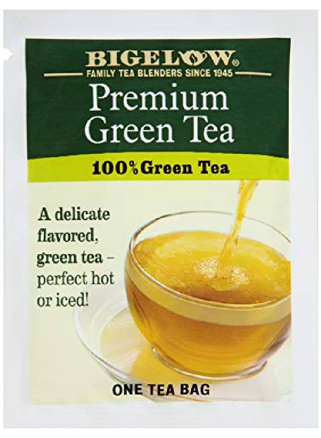 Bigelow Tea Green Tea 60 Count Premium Blend Bulk Box Green Tea Caffeinated - Image 5