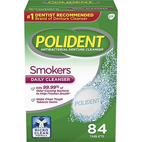 Polident Smokers Denture Cleanser Tablets - 84 Count - Image 1