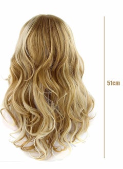 Excefore Long Blonde Wigs, Middle Part Long Wavy Wigs for Women  - Image 2