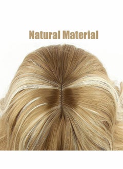 Excefore Long Blonde Wigs, Middle Part Long Wavy Wigs for Women  - Image 4