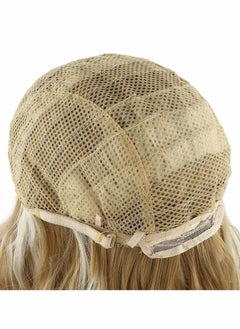Excefore Long Blonde Wigs, Middle Part Long Wavy Wigs for Women  - Image 5