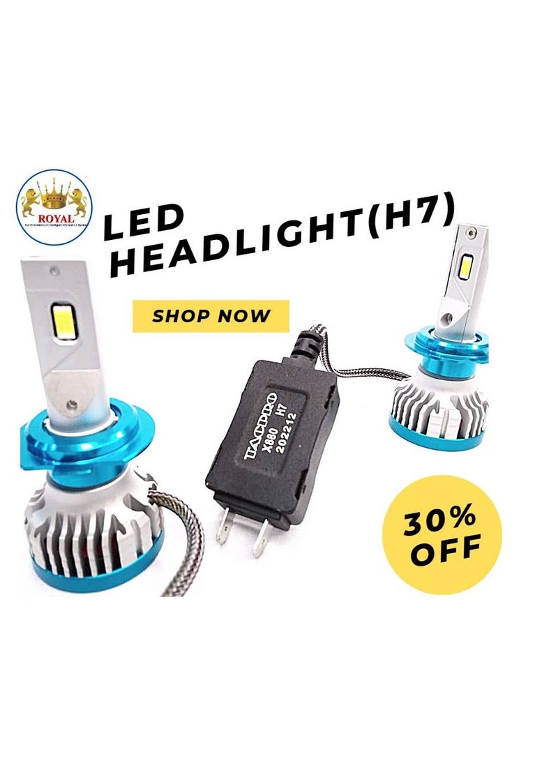 Royal LED HEADLIGHT - DYT X880 (H7) - Image 1