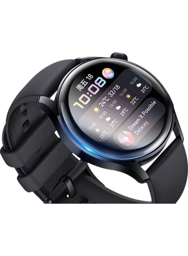 KMaxAI Full Screen Hd Protective Film For Huawei Watch 3 [2-Pack], Huawei Watch Screen Protector, Anti-Scratch Composite Film, 3D Soft Film, No Cracked Edges - Image 2