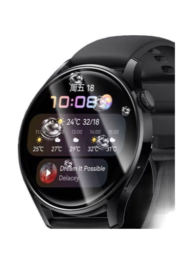 KMaxAI Full Screen Hd Protective Film For Huawei Watch 3 [2-Pack], Huawei Watch Screen Protector, Anti-Scratch Composite Film, 3D Soft Film, No Cracked Edges - Image 1