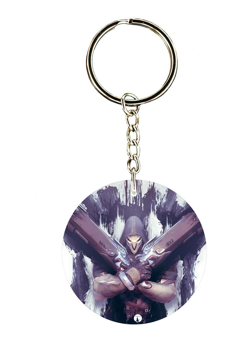 RKN The Video Game Overwatch Double Side Printed Keychain