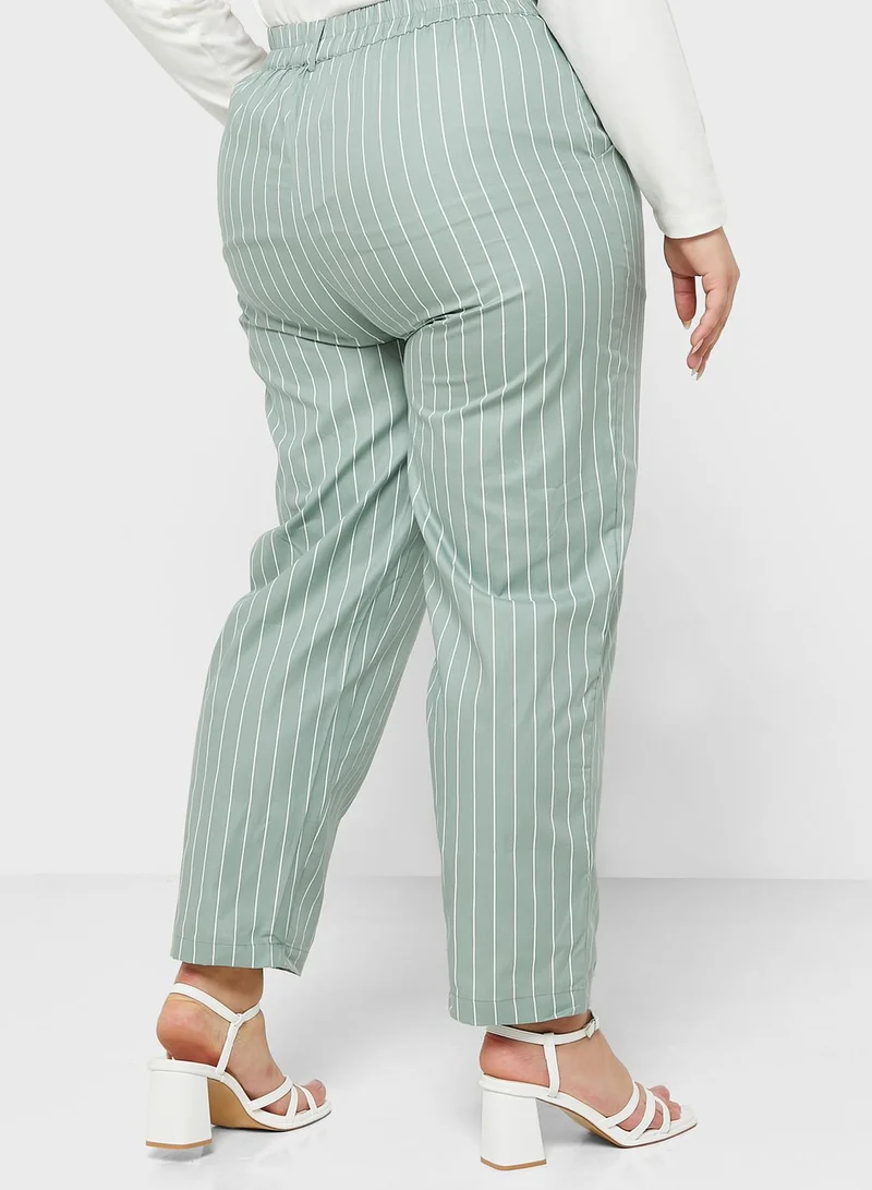 Ella Plus Printed Wide Leg Pants