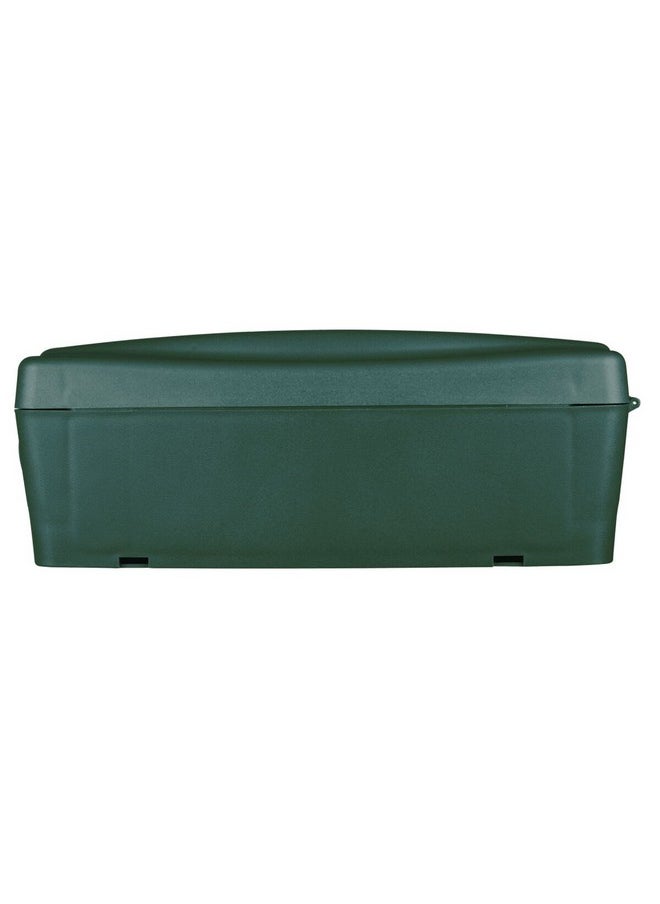 MASTERPLUG IP54 Rated Dust and Weatherproof Plastic Storage Box Green 12.5 x 21.5 x 34.5 cm WBXG-MP  - Image 3