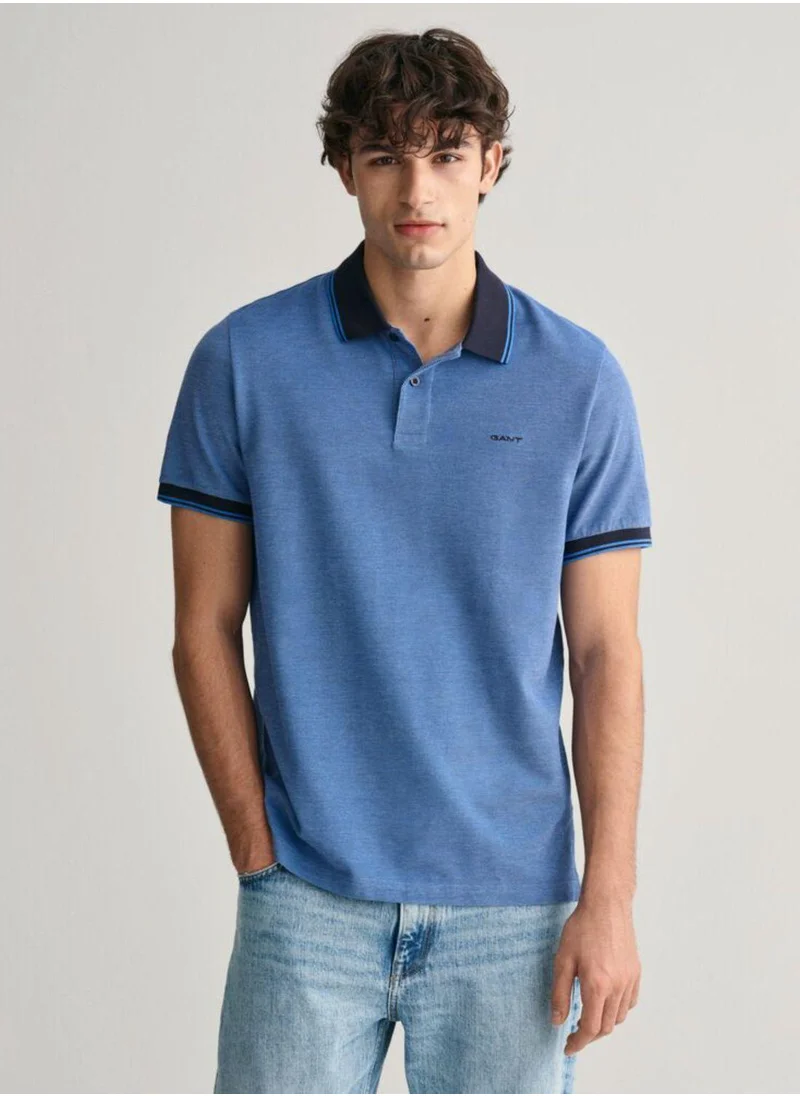 GANT Gant 4-Color Oxford Piqué Polo Shirt