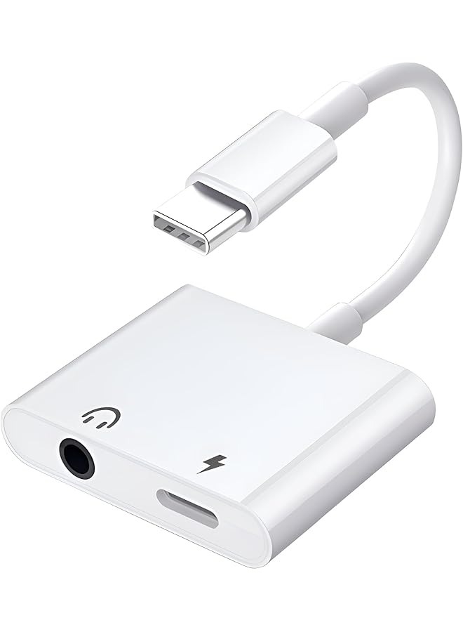 erorex Usb Type C To 3.5Mm Headphone Jack Adapter Usb C To Aux Audio Dongle Cable Compatible With Galaxy S23 S23+ S22 S21 S20 Ultra Note 20 10 S10 S9 Plus Pixel 4 3 2 Xl For Ipad Macbook - Image 1