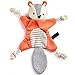 Vitscan Squirrel Plush Toy Stuffless Dog Chew Toy with Rope Knots Crinkle Squeaky Toy for Small Dogs - Image 3