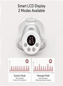 Filly Double Electric Breast Pump, Wearable Breast Pump, Hands Free Breast Pump, Low Noise, Smart Display, 2 Modes 9 Levels  - Image 3