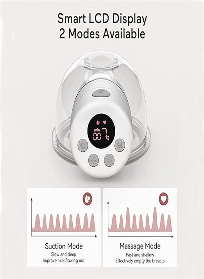 فيلي مضخة ثدي كهربائية مزدوجة، مضخة ثدي يمكن ارتداؤها، مضخة ثدي بدون استخدام اليدين، ضوضاء منخفضة، شاشة ذكية، وضعان و9 مستويات - Image 3