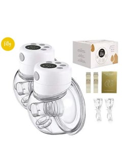 Filly Double Electric Breast Pump, Wearable Breast Pump, Hands Free Breast Pump, Low Noise, Smart Display, 2 Modes 9 Levels  - Image 2