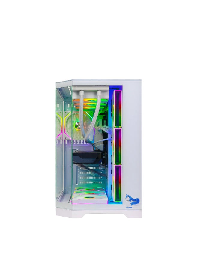 Setup Master Gaming PC With Intel i7-14700K Processor/NVIDIA GeForce RTX 5070 Graphics/16GB RAM DDR5/1TB SSD/Windows 11 Pro/White White - Image 4