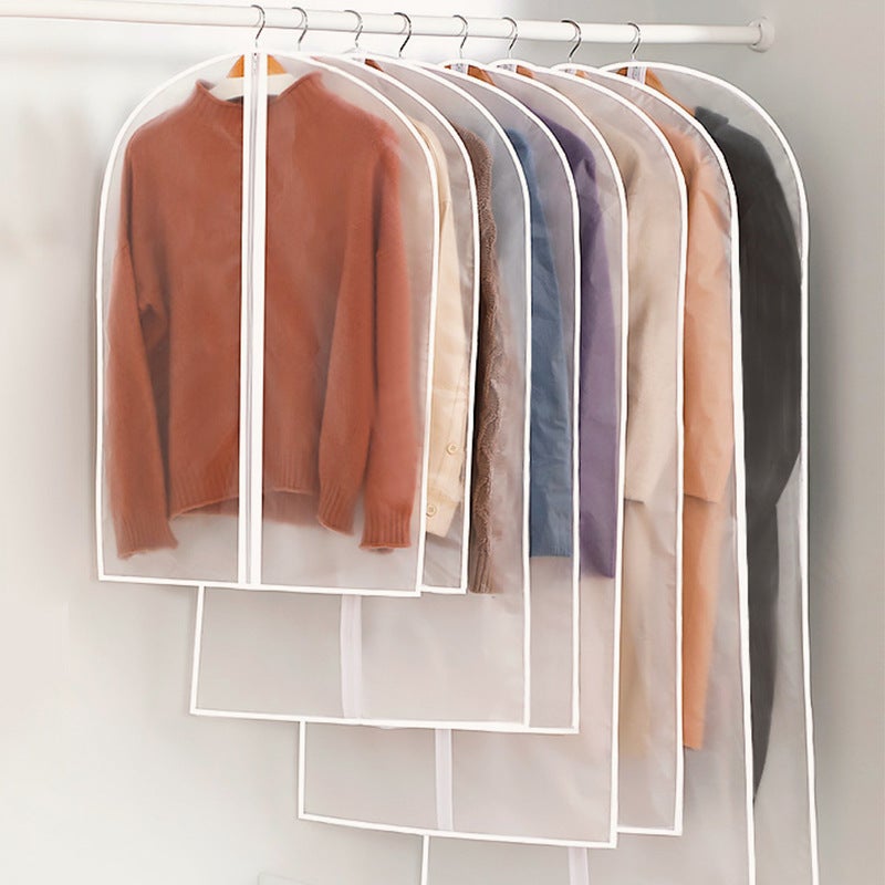 Clothes Dust Cover, Household Dust Bag, Dust-Proof Hanging Clothes Cover, Washable Clothes Suit Bag, Transparent Dust Cover - Image 2