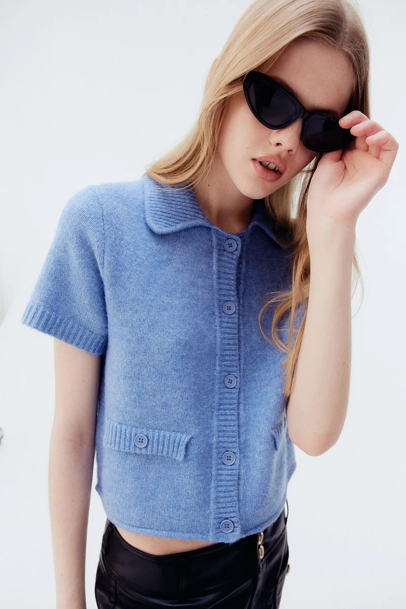 H&M Short-sleeved cardigan