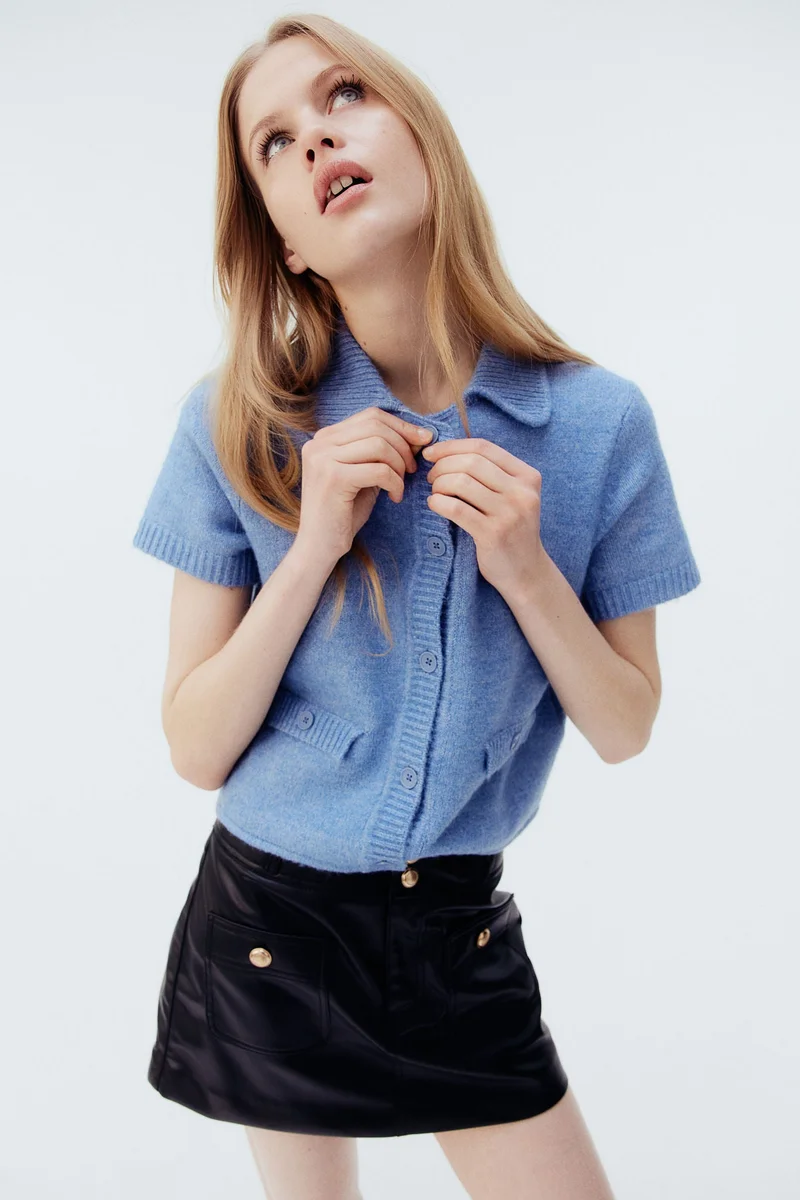 H&M Short-sleeved cardigan