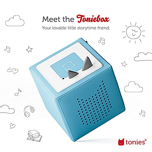 Tonies طقم بدء تشغيل مشغل الصوت تونيبكس 1 مع جرو اللعب للاستماع والتعلم واللعب مع صندوق صغير قابل للعناق باللون الأزرق الفاتح - Image 5