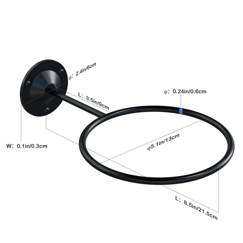 S SUCHEK Basketball Holder Wall Mount, Ball Holder Wall Mount, Ball Display Wall Storage for Basketball, Soccer Ball, Volleyball, Football, Rugby(4 Pieces, Black) - Image 2