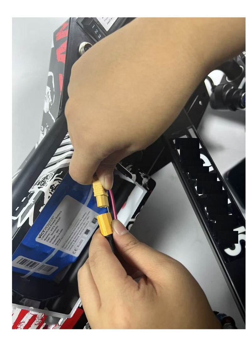 36V Mini Electric Drift Trike for Kids – 3-Wheel Ride-On with 8" Motorized Front Wheel, PU Rear Wheels, LED Lights, Adjustable Speed – Fun Outdoor Gift for Boys & Girls - Image 5