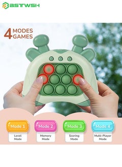 BSTWSH Electronic Quick Push Light Up Pop Game Fidget Toys, Pop Pop Bubble Sensory Toys, Sensory Toys, Stress Relieve Squishy Toy,  Puzzle Game Machine Push Pop Bubble Fidget Sensory Toy Birthday Gifts for Kids Adults Autism  - Image 2