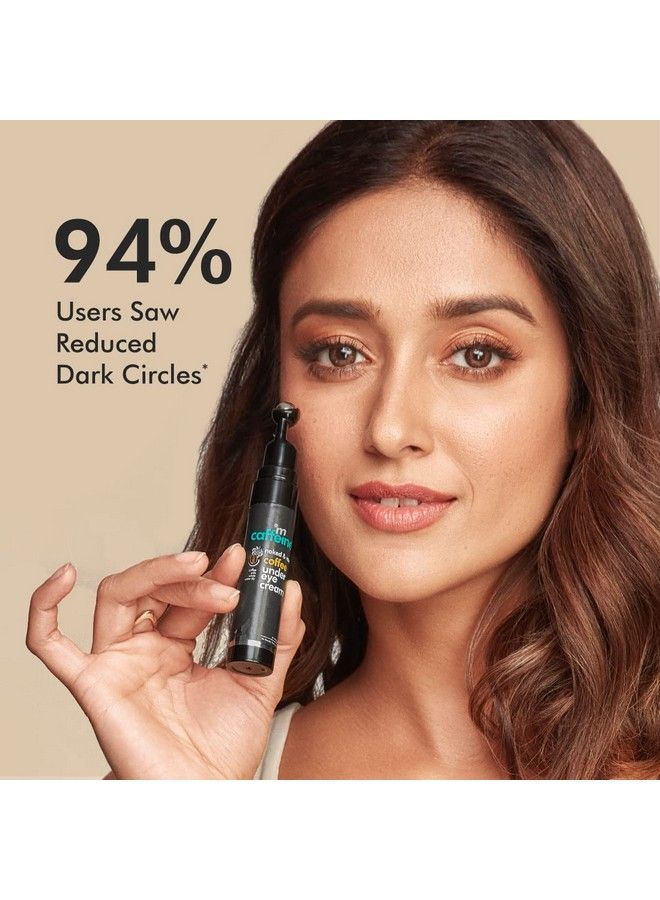 MCaffeine جل كريم القهوة تحت العين لعلاج الهالات السوداء والانتفاخات والخطوط الدقيقة؛ لاحظ 94% من المستخدمين انخفاض الهالات السوداء؛ مع بكرة تدليك مبردة - Image 3