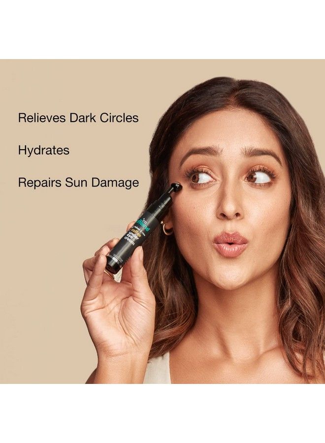 MCaffeine جل كريم القهوة تحت العين لعلاج الهالات السوداء والانتفاخات والخطوط الدقيقة؛ لاحظ 94% من المستخدمين انخفاض الهالات السوداء؛ مع بكرة تدليك مبردة - Image 4