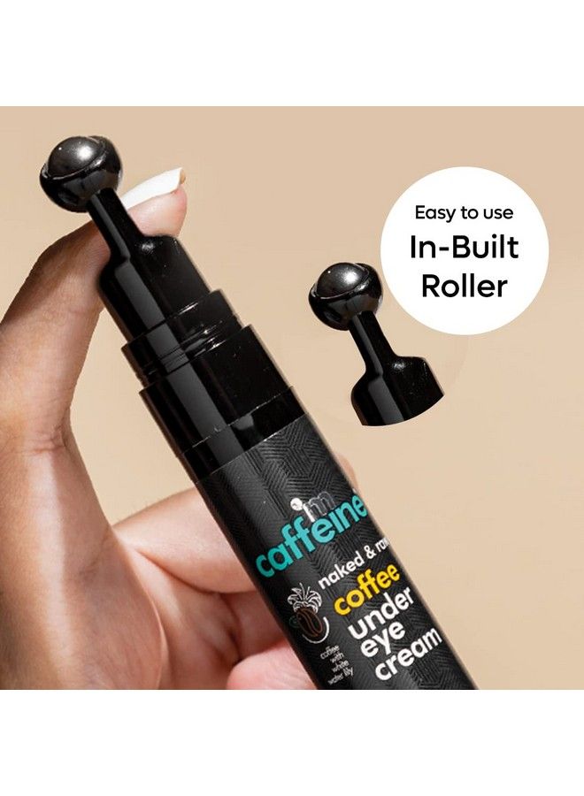 MCaffeine جل كريم القهوة تحت العين لعلاج الهالات السوداء والانتفاخات والخطوط الدقيقة؛ لاحظ 94% من المستخدمين انخفاض الهالات السوداء؛ مع بكرة تدليك مبردة - Image 5