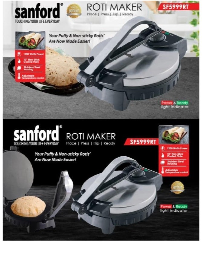 Generic - New 1200W Roti Chapati Maker: 10 Inch Electric Flatbread Machine - Image 1