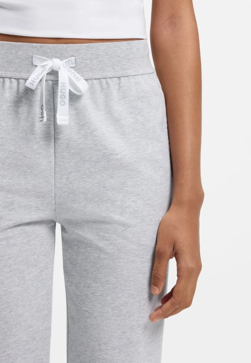 HUGO Grey Cotton-blend tracksuit bottoms with logo details for Women | Best Price UAE