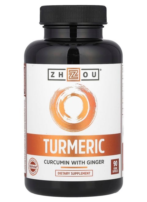 Turmeric Curcumin with Ginger 90 Veggie Capsules