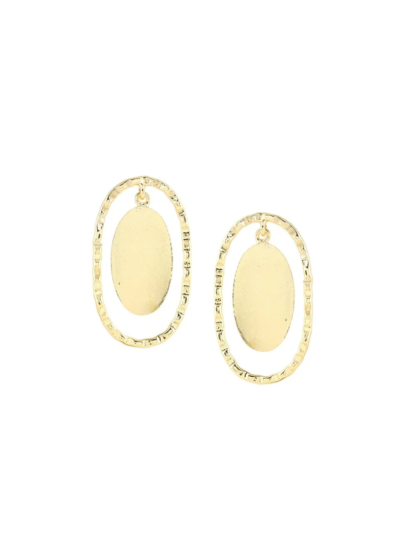 برياسي Oval Studs Earrings