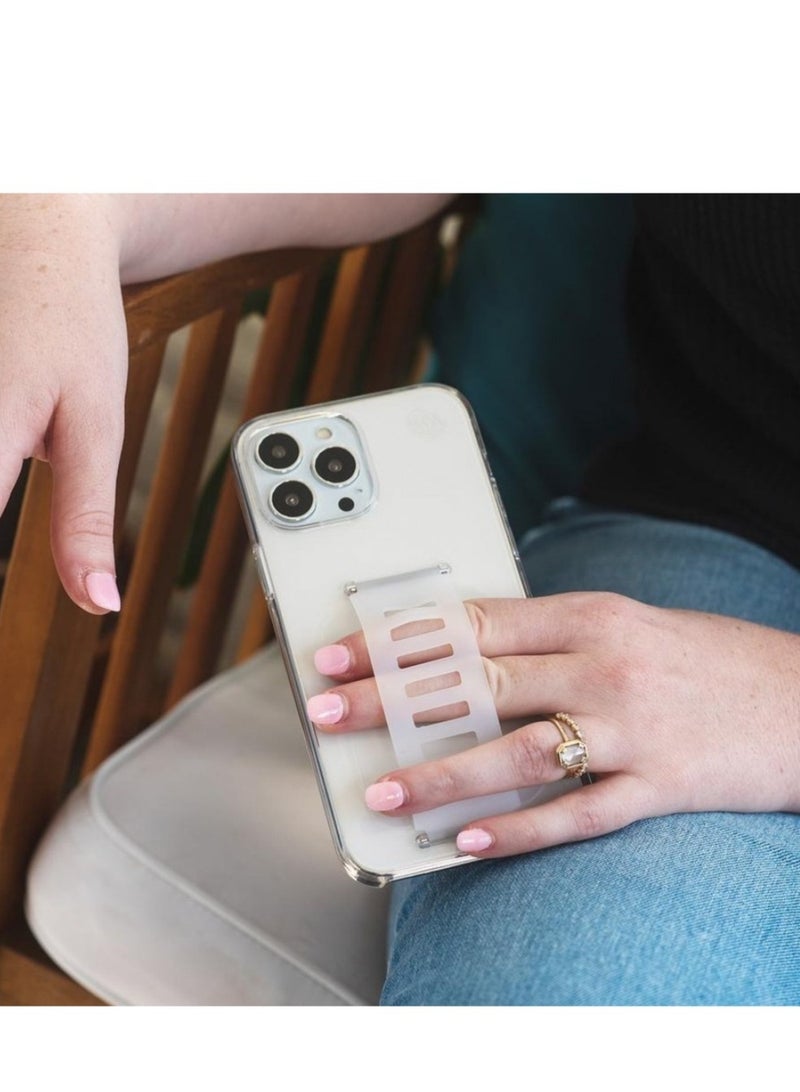 Protective protection case for Apple iPhone 13 Pro, protection case with a distinctive handle against falls and breakage, high quality from Grip2u, non-yellowing - Image 3