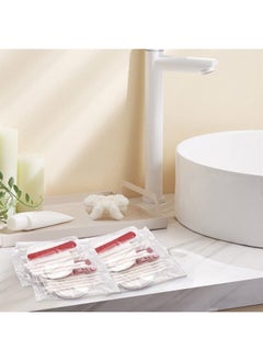 HQSLsund 100 Pack Hotel Vanity Kit Individually Wrapped, Bulk Hotel Amenities Kit, Hotel Hospitality Set, Hygiene Products Include Cosmetic Cotton Pads, Cotton Swabs, Nail File (Paper Sticks)  - Image 2