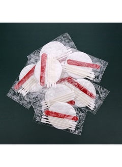 HQSLsund 100 Pack Hotel Vanity Kit Individually Wrapped, Bulk Hotel Amenities Kit, Hotel Hospitality Set, Hygiene Products Include Cosmetic Cotton Pads, Cotton Swabs, Nail File (Paper Sticks)  - Image 3