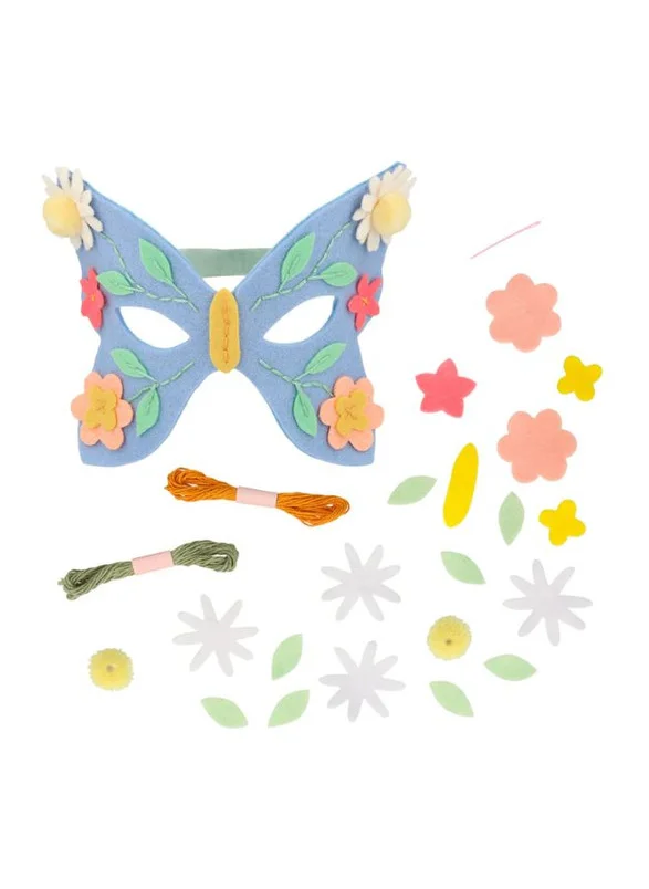 Meri Meri Flower Embroidery Butterfly Mask