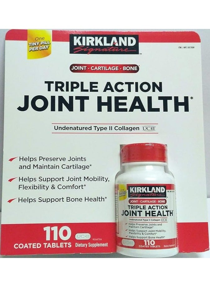 Kirkland Signatur Kirkland Signature Triple Action Joint Health, 110 Coated Tablets  - Image 1