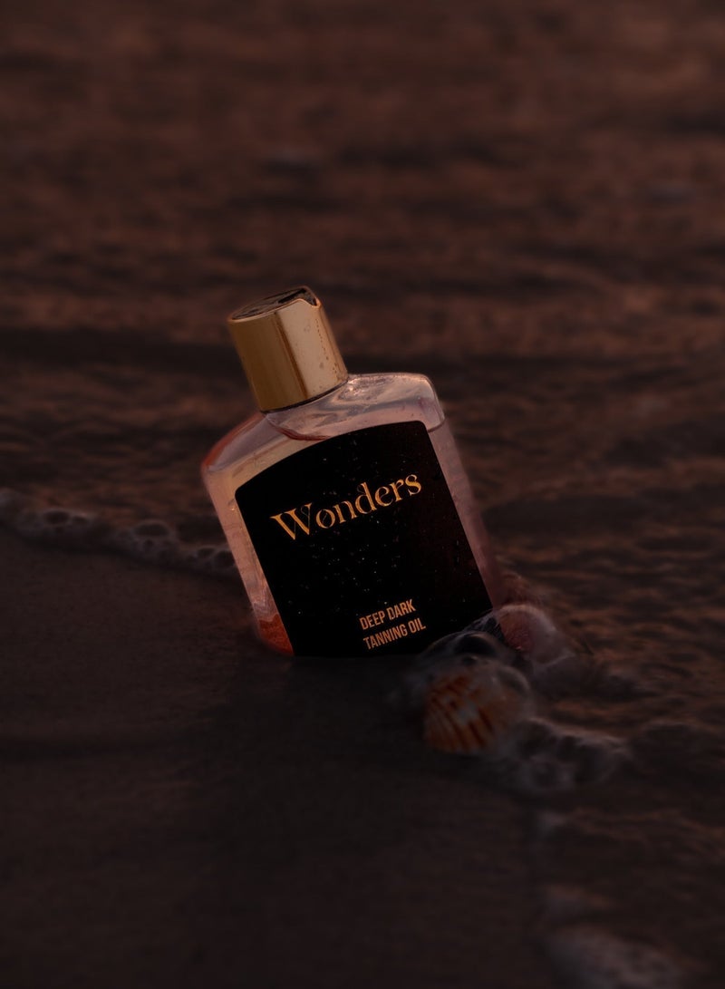 Wonders Dark Tanning Oil| Tan Accelerator for Dark, Deep Tan Oil | Tanning Body Oil |Fast Tanning Oil | Moisturizing Sun Tan Oil with Coconut Oil, Carrot Tan Oil, & Coconut Water| Vegan, Cruelty-Free| Oxybenzone-Free| Beach Tanning Oil | Body Tan Oil | Natural Tanning Oil - Image 4