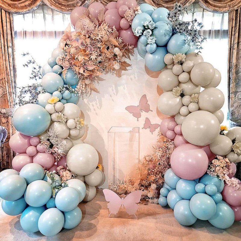 Netnology DIY Gender Reveal Party Decorations-138pcs Pink and Blue Balloon Garland Kits for Gender Reveal Balloons Backdrop Wall Birthday Party Supplies Bridal Shower Decor Boy Girl Baby Shower Decorations - Image 3