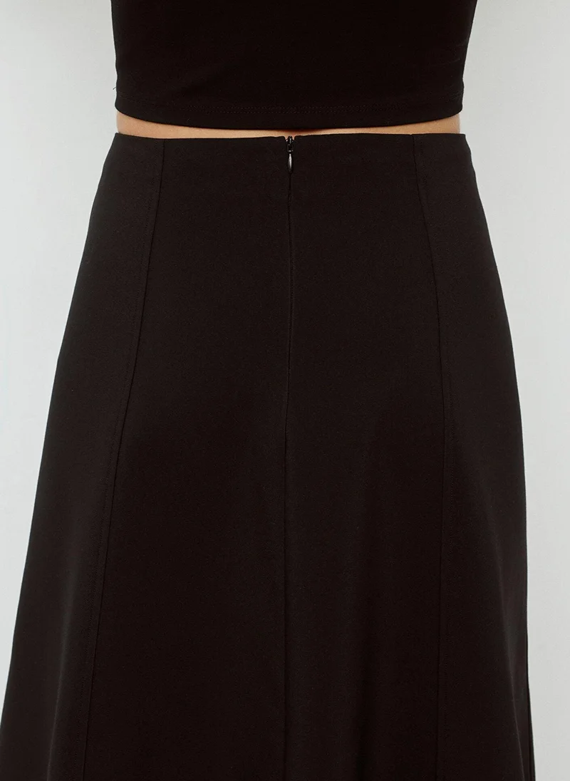 MAVI Black Midi Skirt