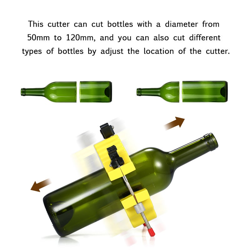Glass Bottle Cutter DIY Bottle Cutting Tool for Wine Beer Champagne Bottles Lampshade Flowerpot Vases Making - Image 2