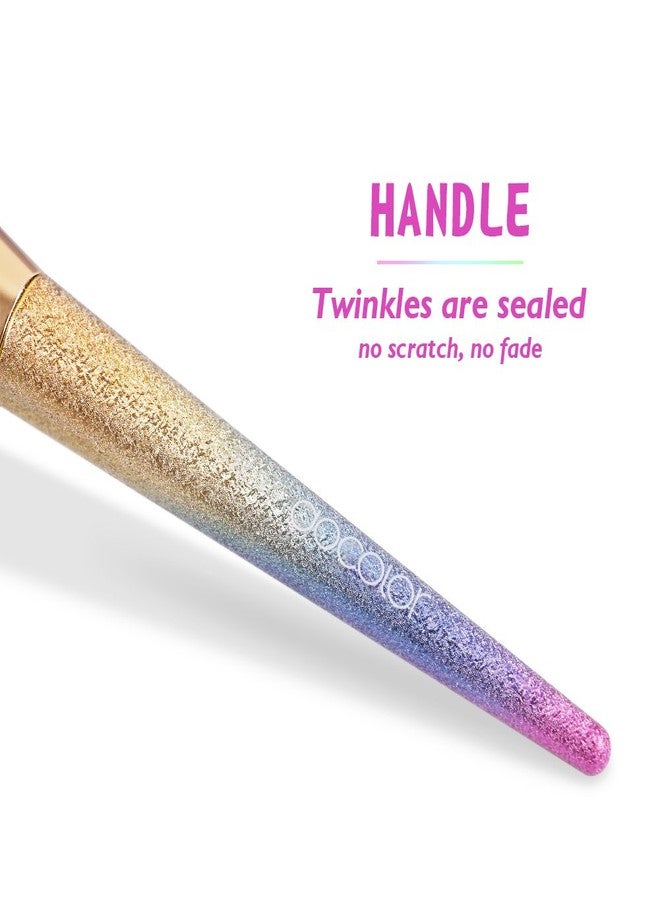 Docolor Professional Fan Makeup Brushes Face Powder Foundation Highlighting Make Up Cosmetic Tool - Image 4