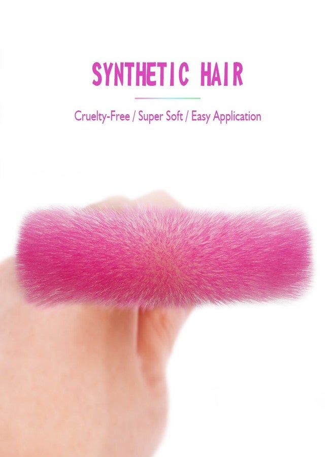 Docolor Professional Fan Makeup Brushes Face Powder Foundation Highlighting Make Up Cosmetic Tool - Image 3