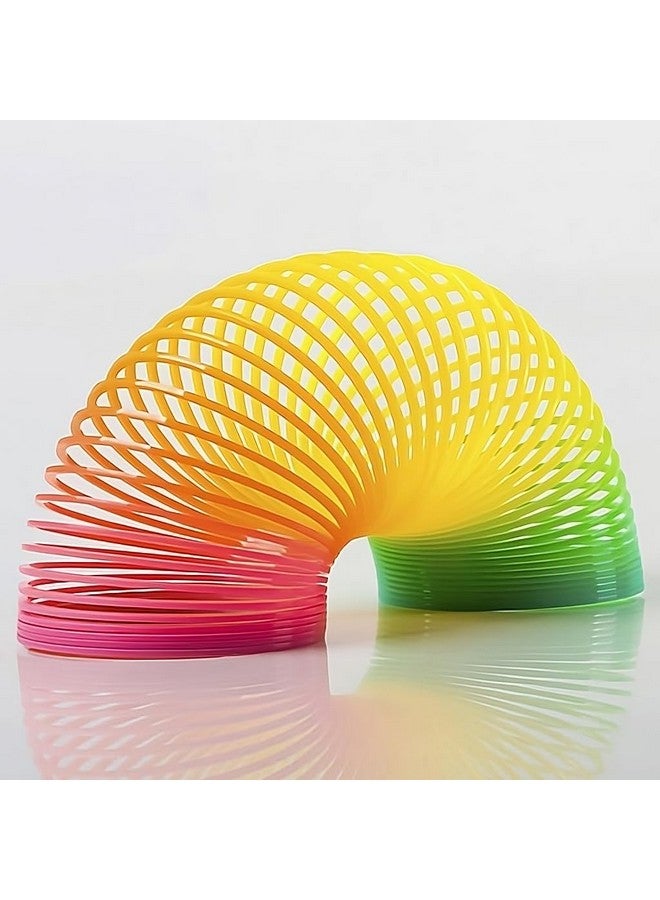 LABEAUTE Slinky The Original Walking Spring Toy, Magic Rainbow Color, Large Size, for Girls & Boys of All Ages - Image 2
