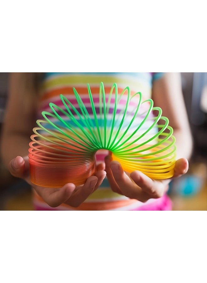 LABEAUTE Slinky The Original Walking Spring Toy, Magic Rainbow Color, Large Size, for Girls & Boys of All Ages - Image 4