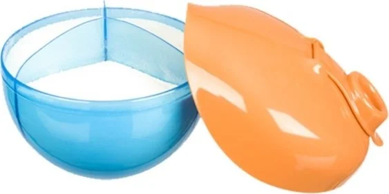 Bebedor Milk Powder Storage Container Orange Blue